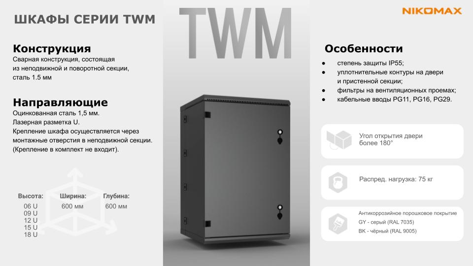 Шкафы серии TWM Climatic II